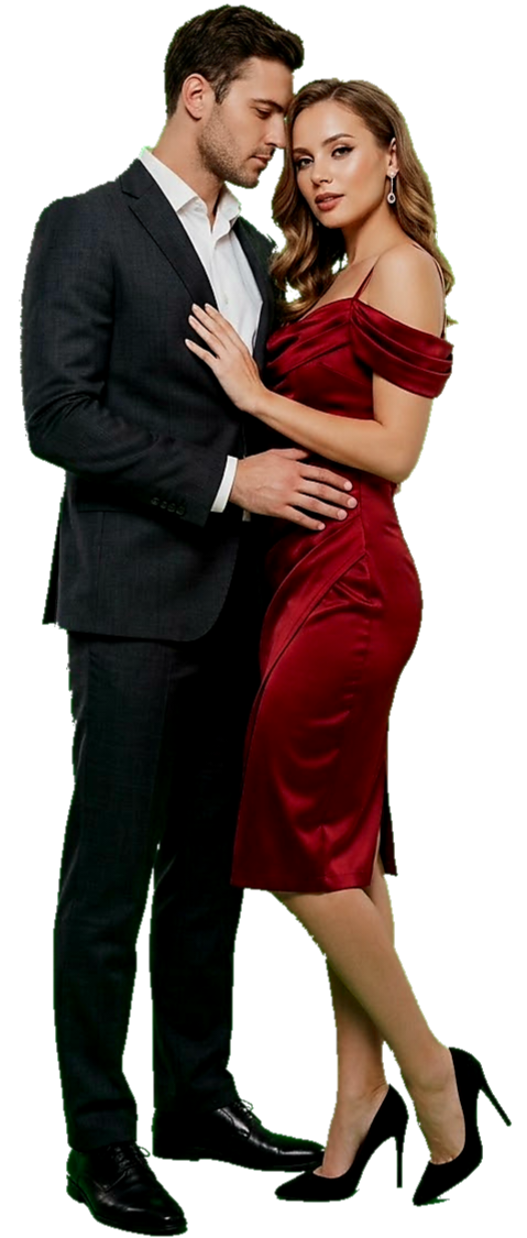 Elegantes Paar in intimer Pose